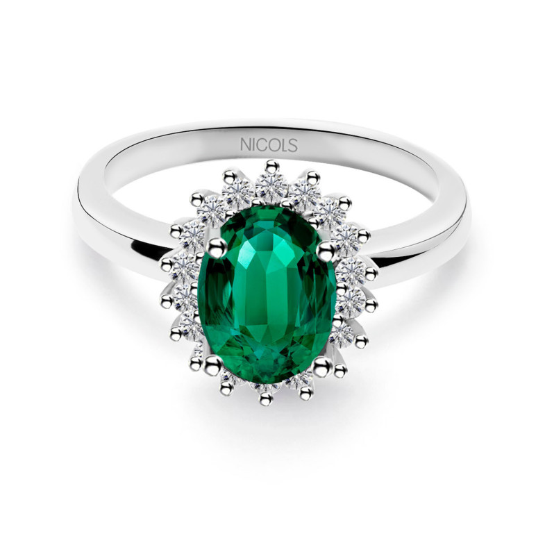 Emerald Engagement Ring 1.30 DALIA 99929080211
