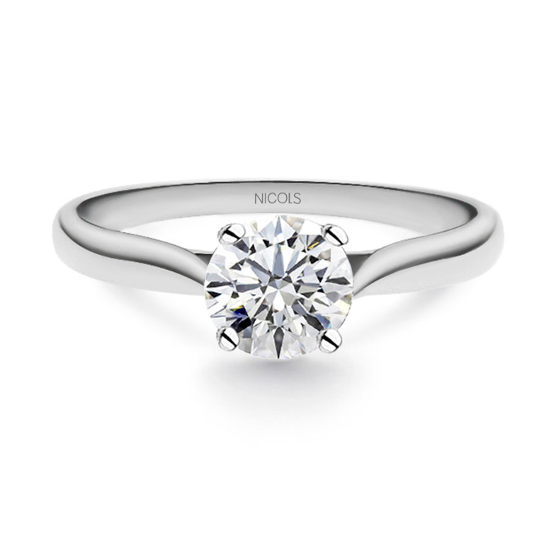 Anillo Diamante 1.5 Ct Nicole Platino 99928917208