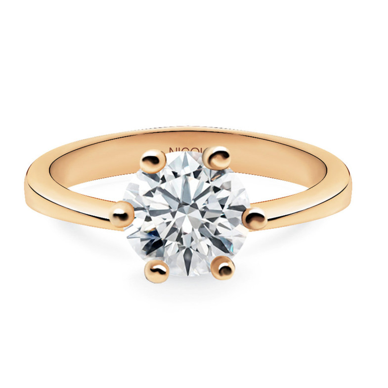 Geraldine Diamond Ring 3 Carat Rose Gold 99928288719