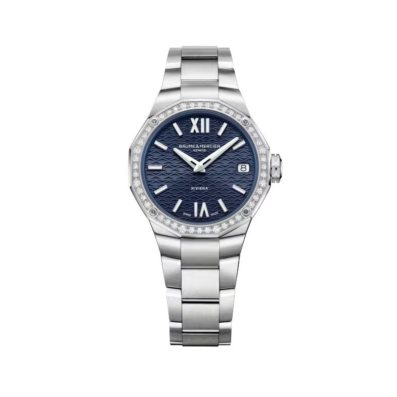 Baume Mercier Riviera Diamantes de quartzo 33 mm 10765