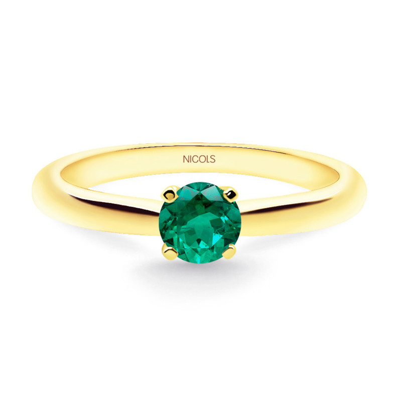 Elle Solitaire Emerald Ring 99928045116