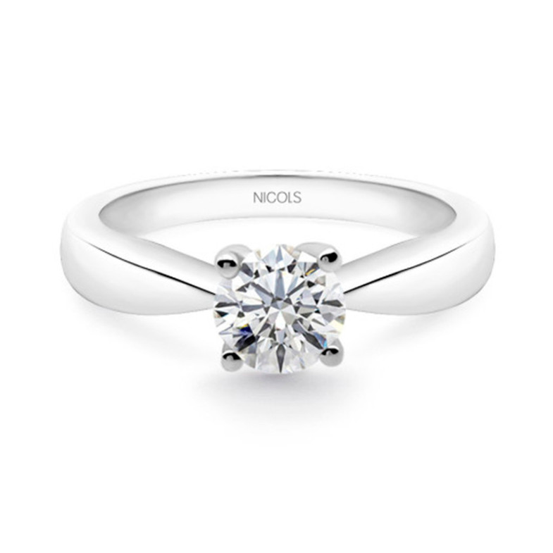 Jackie Gold White (18kt) Engagement Ring avec Diamond 0.95ct 99925226611