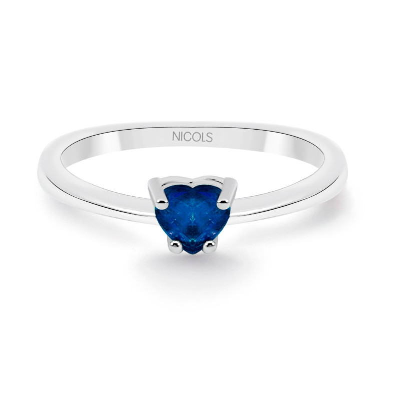 Anello Solitary Commiting Sapphire Heart Isabella 0.20ct 99928255114