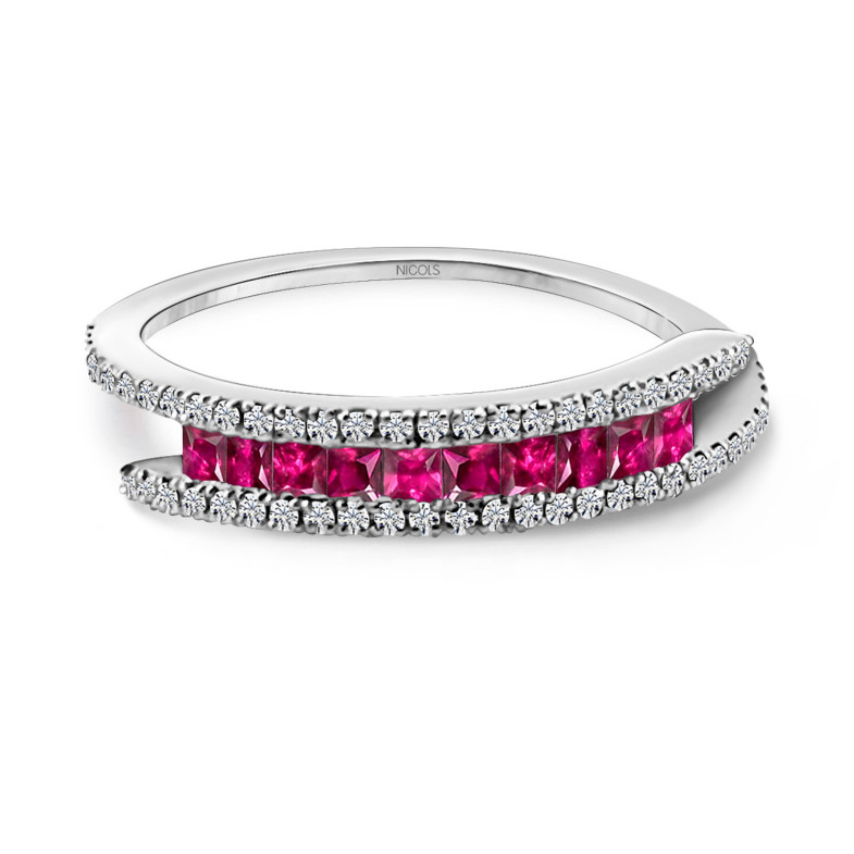 Amelia Ruby and Diamond Ring 0.39 14710401113