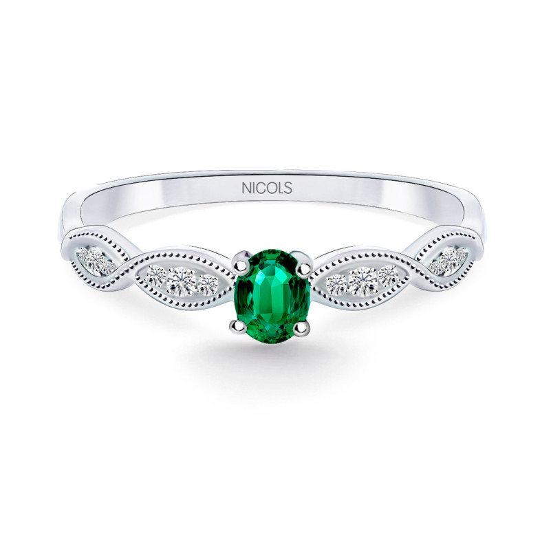 Anillo de Esmeralda WAVE