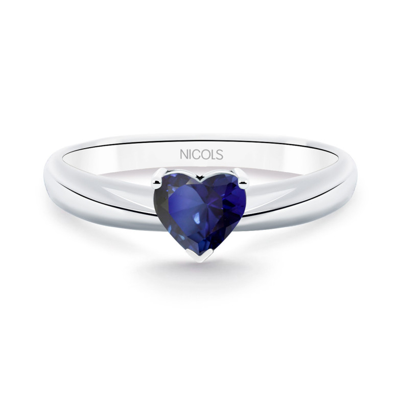 Saphir Herzring AZUL 0.50ct 99928175712