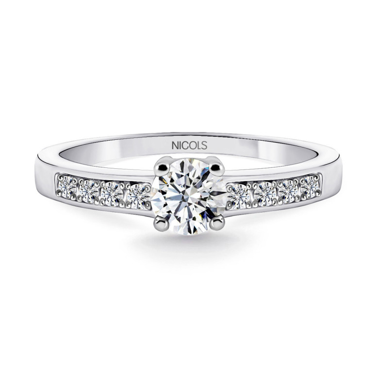 Diamond Ring Amelie 0.50 Ct Half Carat Solitaire 99928655711