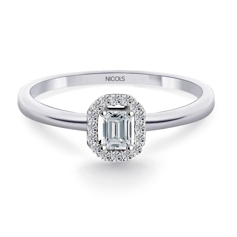 Angie diamond ring Emerald cut 0.35 99930380011