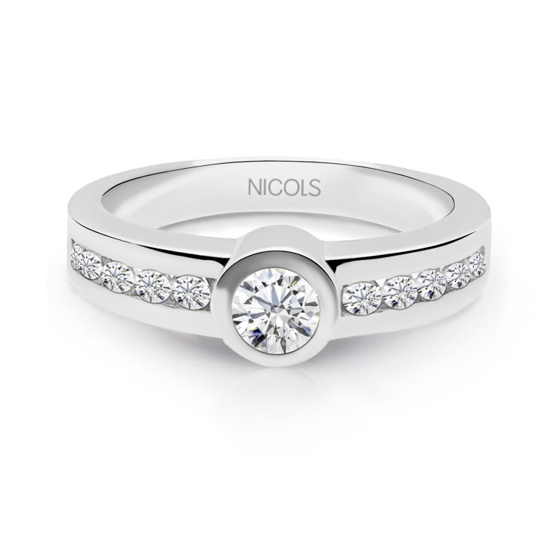 Diamante anel Emily 0.50 Branco Ouro 99917260011