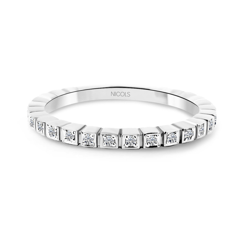 Anneau diamant en or blanc 29210422011
