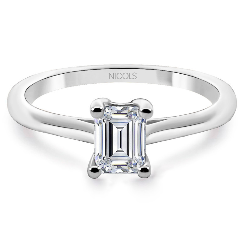 Diamond Ring 0.50 Emerald Größe Camille Commiting 99930505711