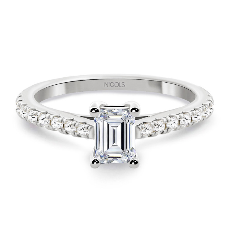 Diamond Ring 0.50 Emerald Camille 99930515711