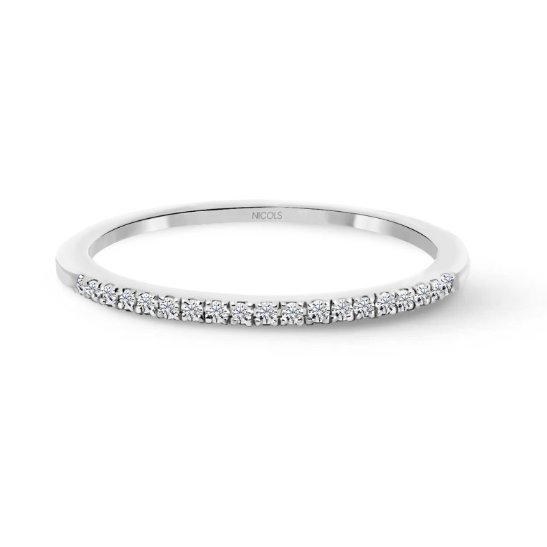 Anello diamante Azalea 0.09 Oro bianco 29210272011