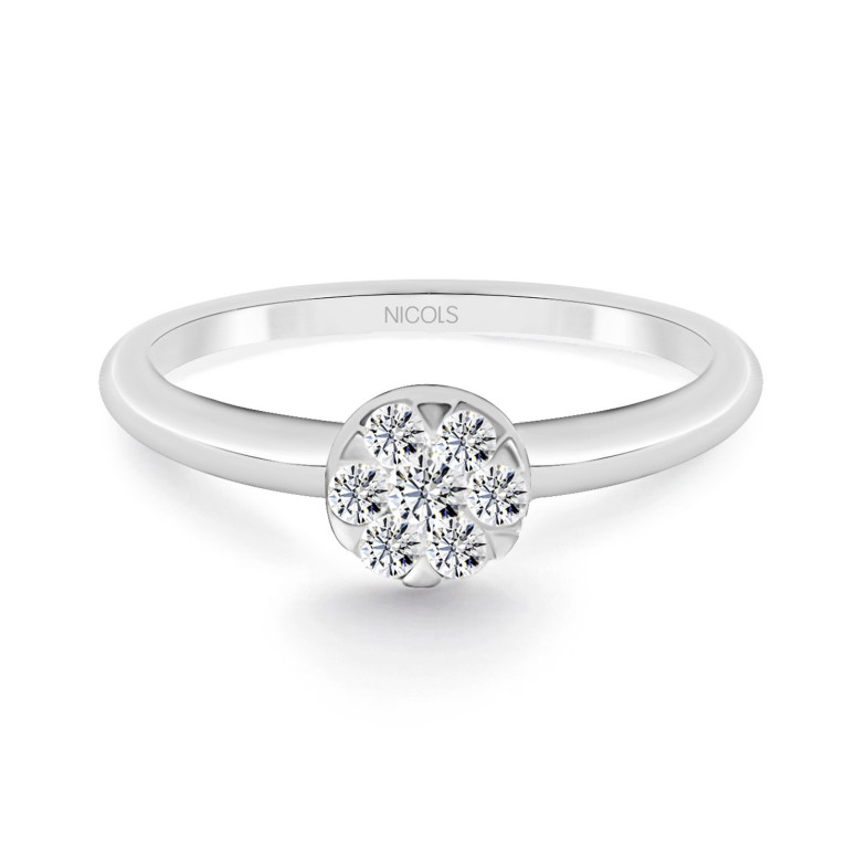 Diamond Ring Diamond Passion 0.23 Or blanc 29210282011