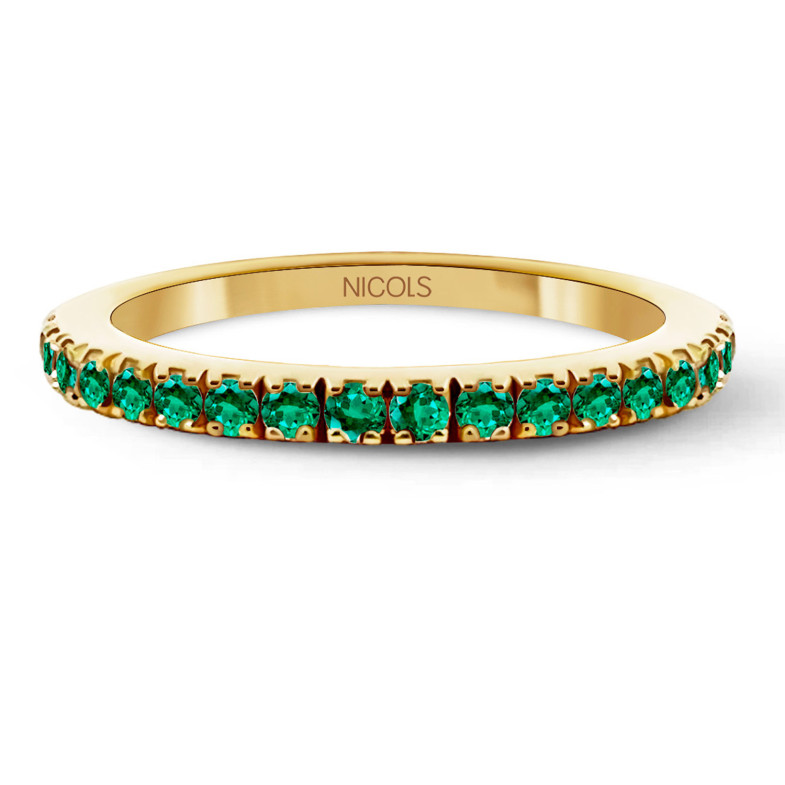 Stackable Emerald Ring DAFNE BAND 29210550112