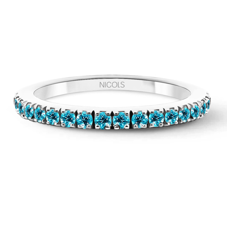 Dafne Band Blauer Topas Stapelring 29210551612