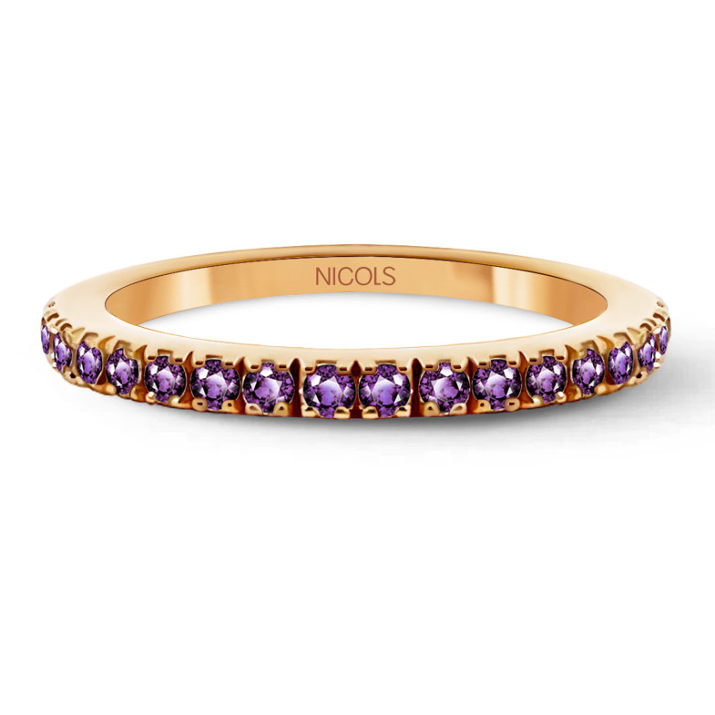 Amethyst Stackable Ring DAFNE BAND 29210552712