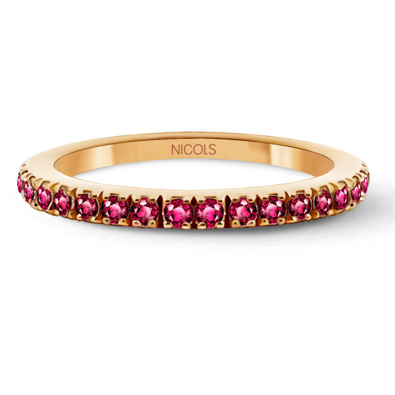 Ruby Stackable Ring DAFNE BAND 29210552212