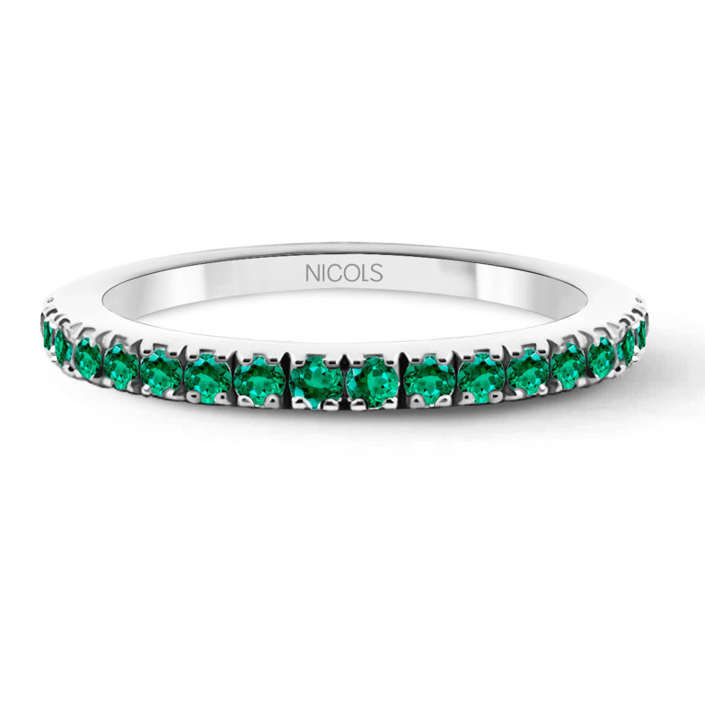 Stackable Emerald Ring DAFNE BAND 29210551112