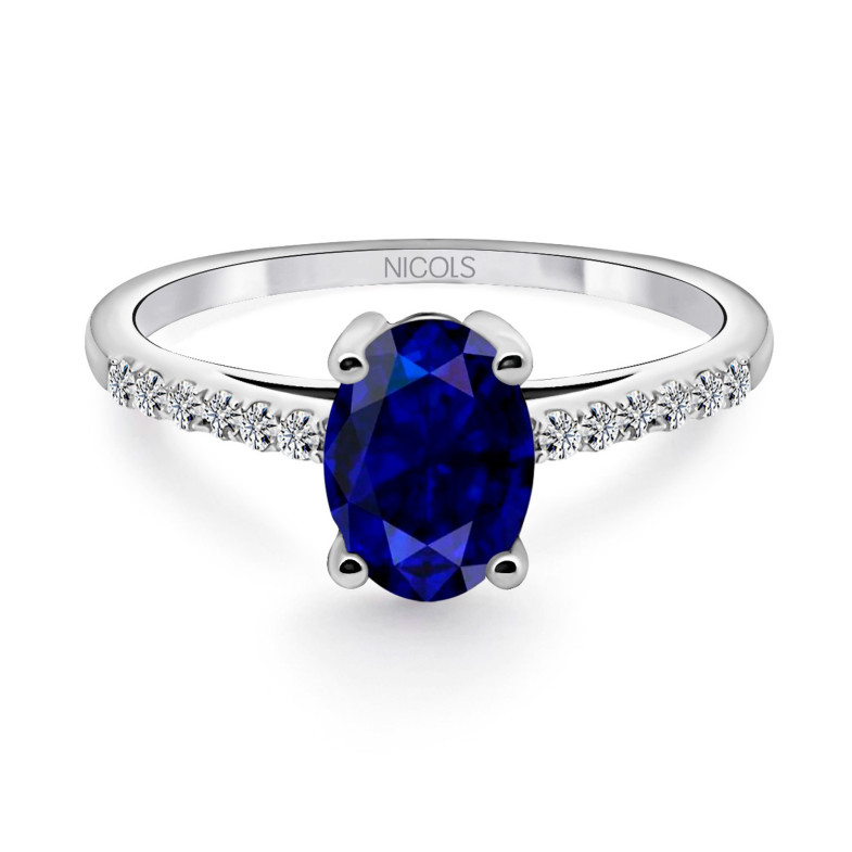Anel de safira azul Lola 1.30ct 99929926011