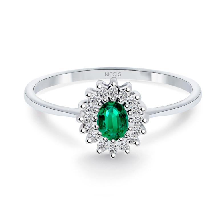 Emerald Ring 29210350011 OVAL DETAIL