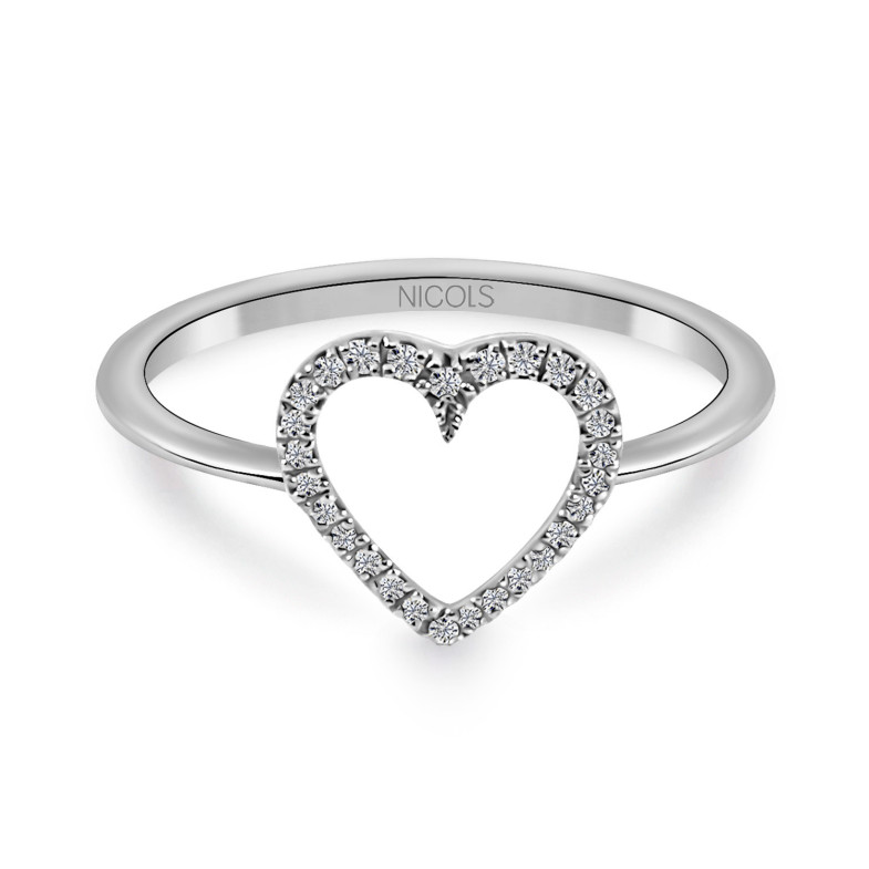 Gold ring 29210221011 LOVE HEART