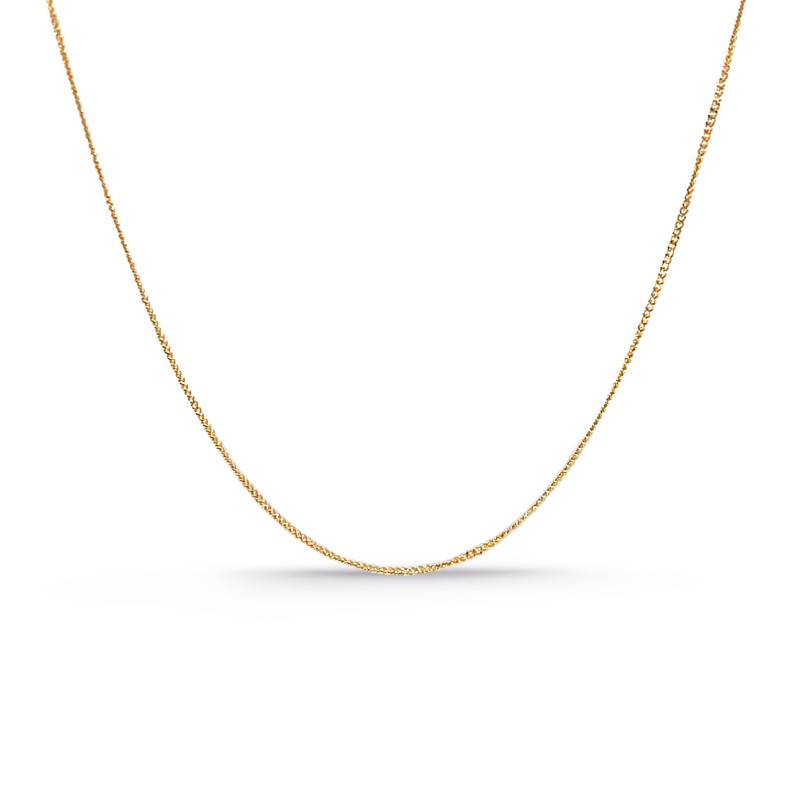 Authentic 18K Gold Chain Barbada 0.8 mm 37610716050