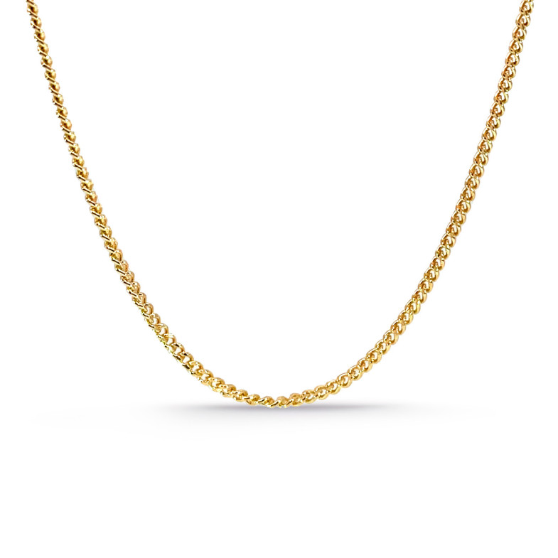 Solid 18K Gold Curb Chain 60 cm 1.7mm 37610756050