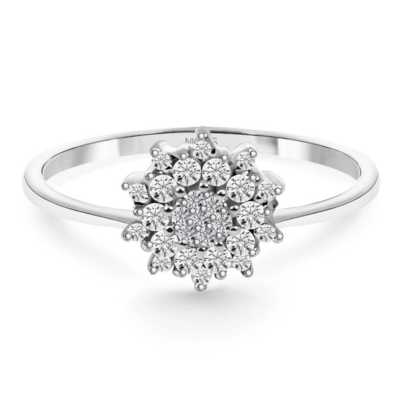 Vintage Gold and Diamonds Ring SNOW FLOWER 29210510511