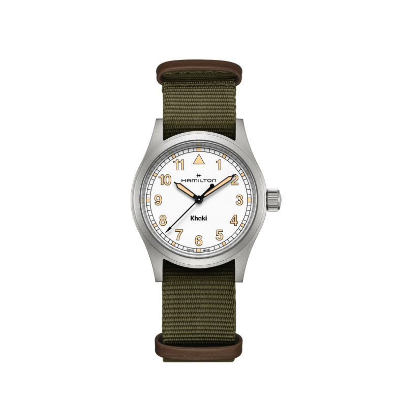 Hamilton Khakifarbener Feldquarz 38 mm H69401910