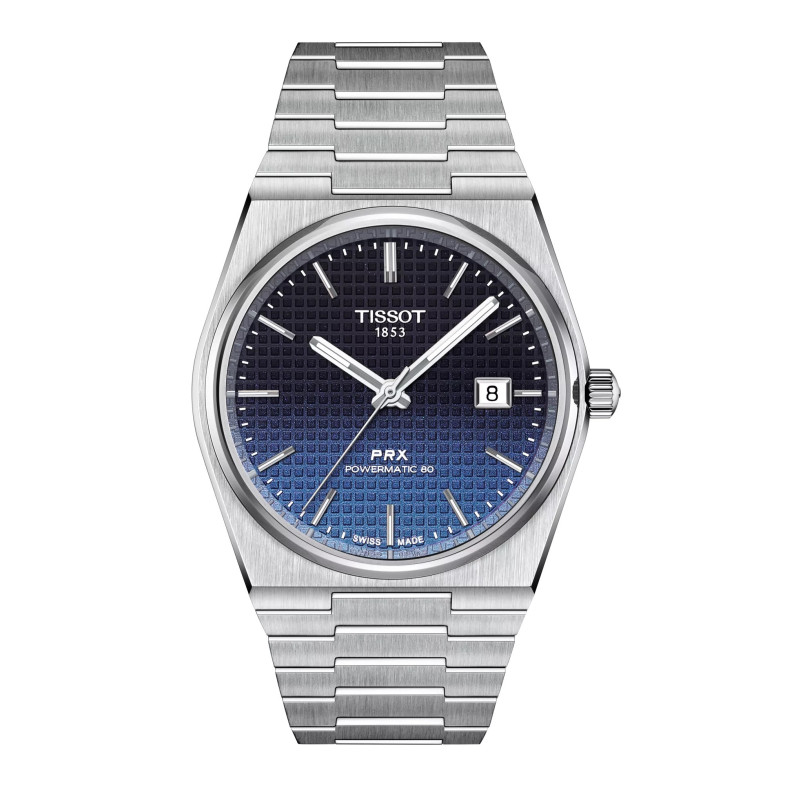 Tissot Prx Powermatic 80 azul escuro degradado T137.407.11.051.01
