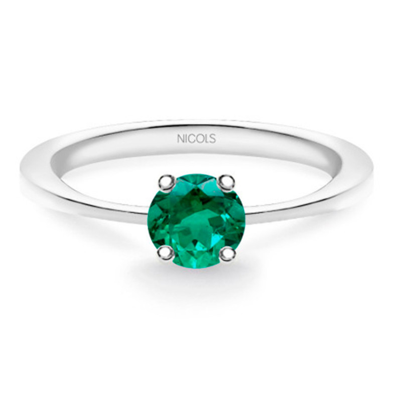 Isabella Emerald Solitaire Ring 0.50ct 99928265712