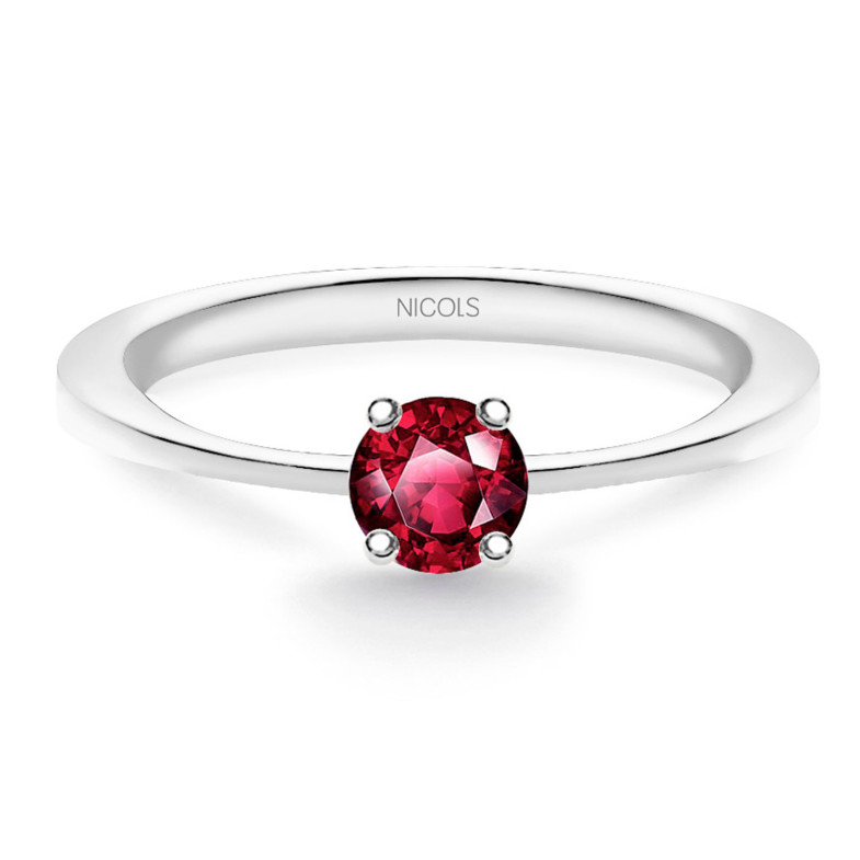 Isabella Ruby Solitaire Ring 0.20ct 99928265113