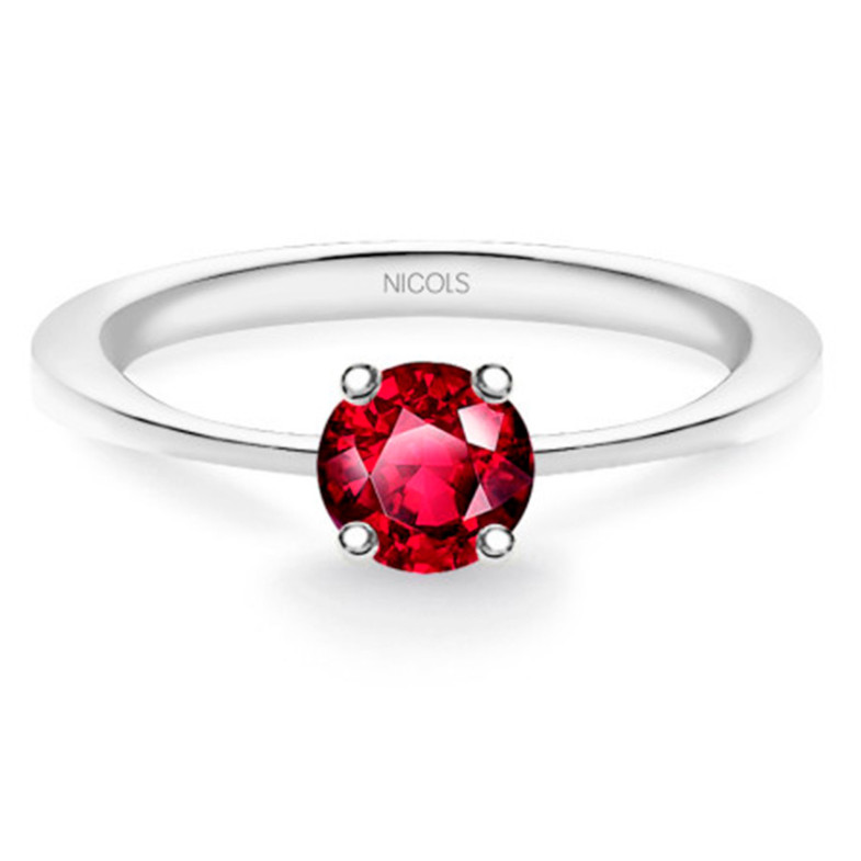 Isabella Ruby Solitaire Ring 0.50ct 99928265713