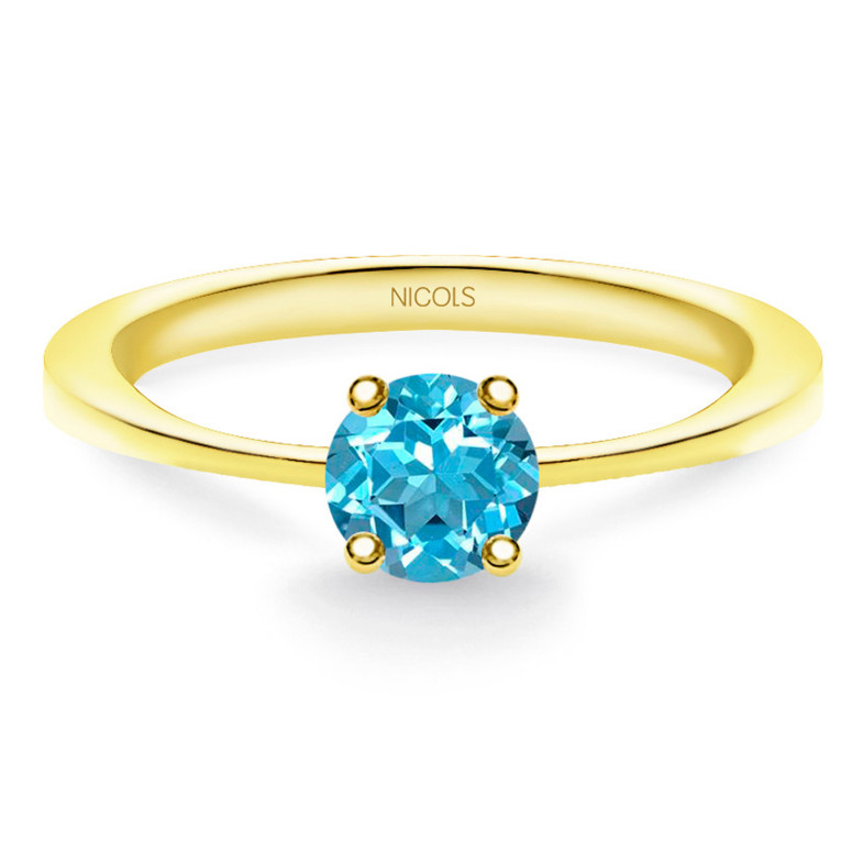 Einzelring hellblau ISABELLA 0.50ct 99928265717