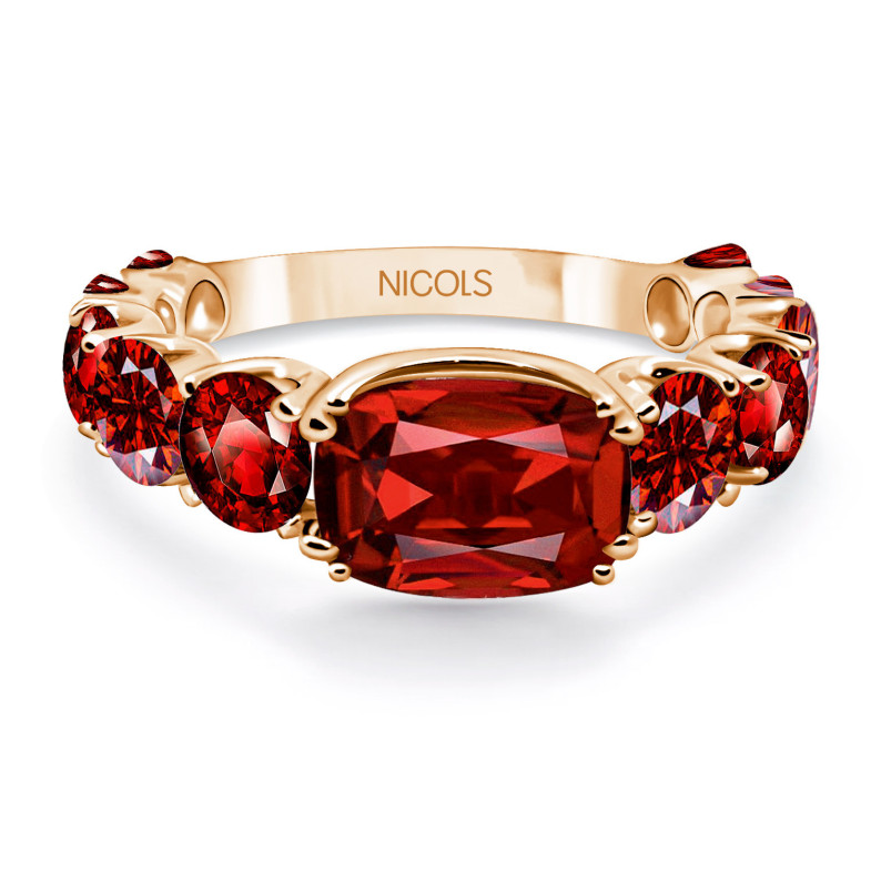 Granato d'anello RAINBOW Oro rosa 14711130510