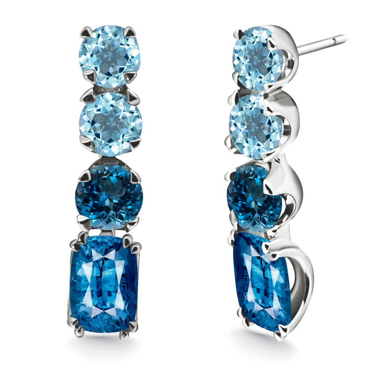 Boucles d'oreilles Gold Topaces RAINBOW 14711130720