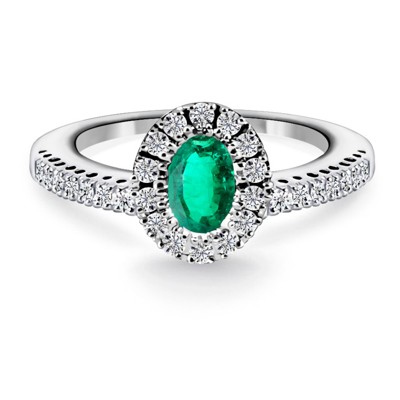 Emerald Ring ORLA OVAL COLOR DIAMOND 14710390013