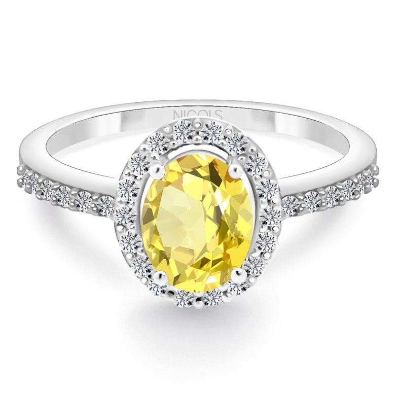 Dahlia Sunset Yellow Sapphire Ring 1.00 99930025011