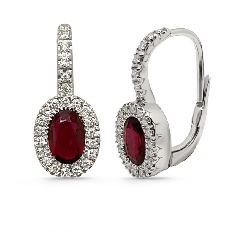 Rubies diamond earrings 14710390123 ANNIVERSARY