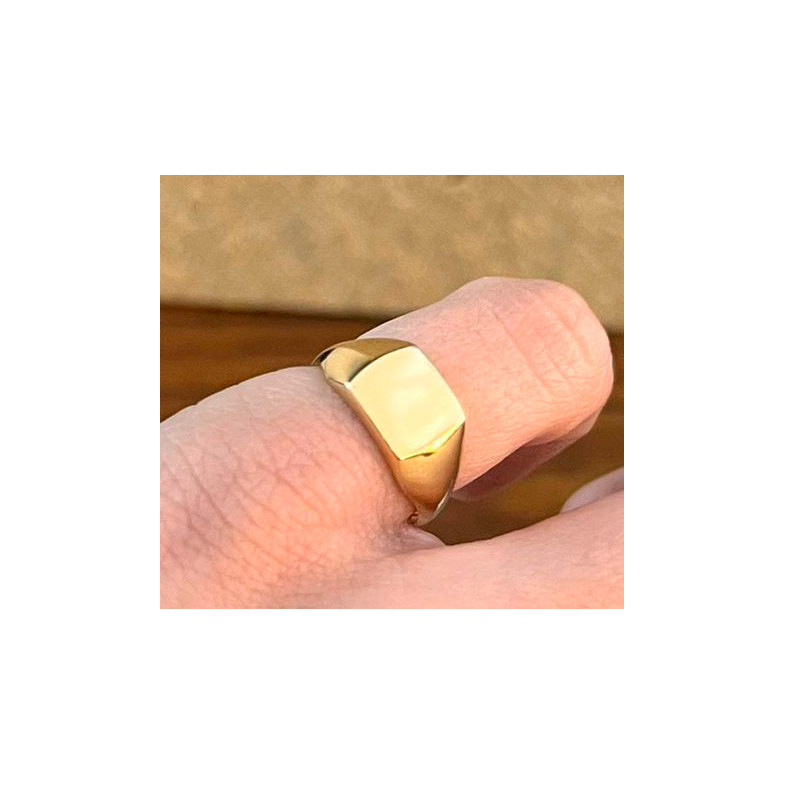 Anello Seal oro femminile SMALL SQUARE 99929192010
