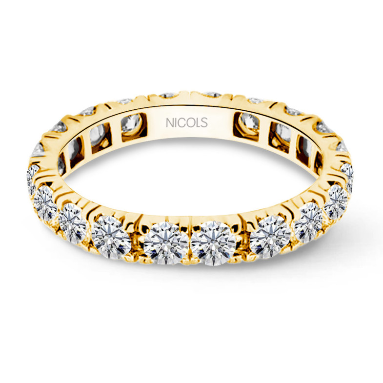 Eternity Diamond Alliance 1.8 to 2.1 Carat 0.10 Yellow Gold 99930250015