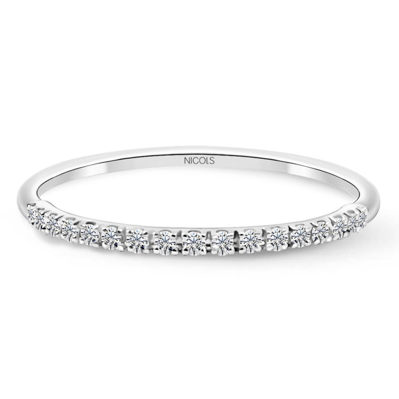 Diamant Azalea 0.12 Or blanc 99930200011