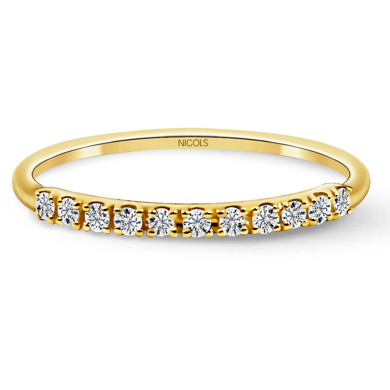 Azalea Diamond Ring 0.15 Yellow Gold 99930213015