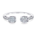 White Gold Modern Design Rigns