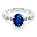 Blue Engagement Rings