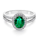 Anillos de Compromiso Verde