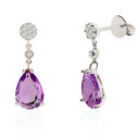 Colored Gemstone Earrings