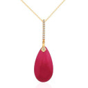 Other Colored Stones Gold Pendants